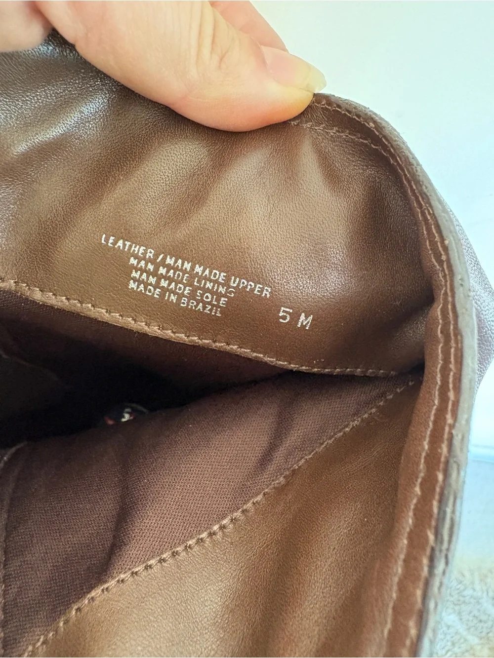 Tory Burch over-the- Knee-High Leather Riding Boots in Dark Brown-Sz 5 Old Money